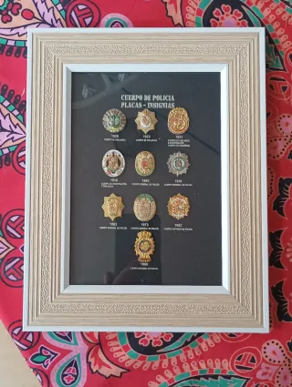 Colección 60 Insignias Policía Nacional