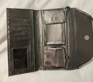 Cartera de mano con estampado