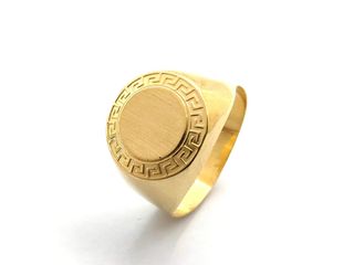 Sello Oro 18K tipo Oval