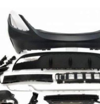 Paragolpes Trasero Mercedes W205 2014-2018 4P Look