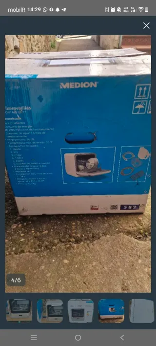 Mini lavavajillas Medion