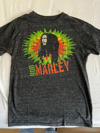 Camiseta Bob Marley Gris - Hard Rock Cafe Lisboa