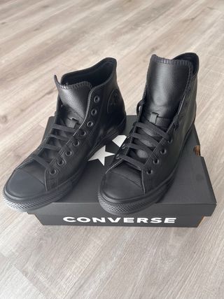 Zapatillas Converse CT All Star Piel Negra