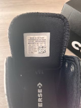 Zapatillas Converse CT All Star Piel Negra