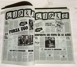 Libro almanacco giornale satirico “CUORE”