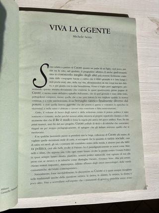 Libro almanacco giornale satirico “CUORE”
