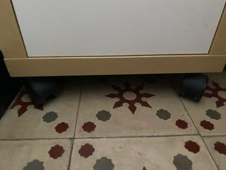 Cajonera Oficina Madera y Blanco