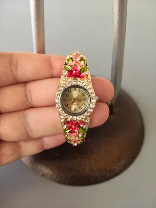 Reloj Pulsera Mujer Flores