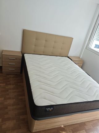 Ocasión oferta cama completa, colchon canape cabez
