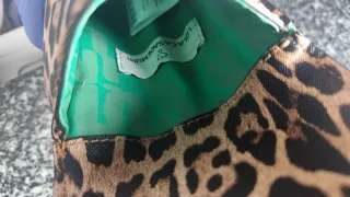 Bolso leopardo con logo Lola Casademunt