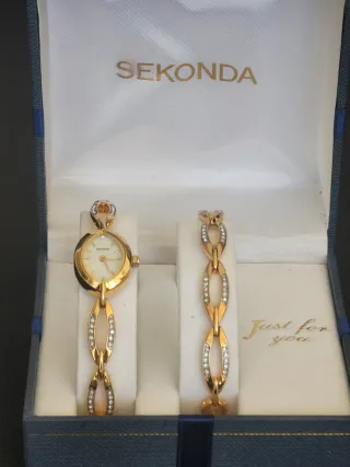 Reloj Sekonda Mujer + Pulsera Oro