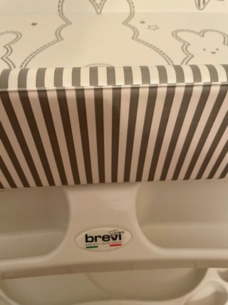 Bagnetto neonato Brevi con fasciatoio