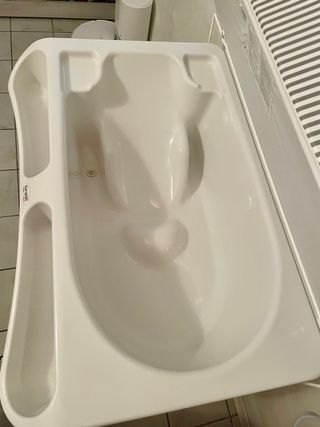 Bagnetto neonato Brevi con fasciatoio