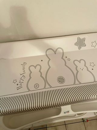 Bagnetto neonato Brevi con fasciatoio