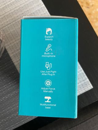 Webcam HD 1080p Negra Compatible con W 8/9/10