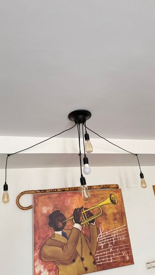 Lámpara Araña Estilo Industrial