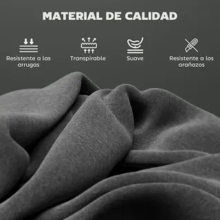 Set 2 taburetes terciopelo gris