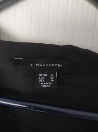 Blusa Atmosphere Talla 46 Negra