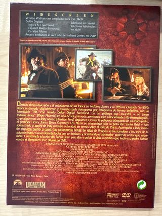 Indiana Jones Trilogía DVD (Español)