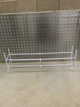 Zapatero Extensible Metálico Blanco