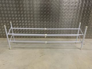 Zapatero Extensible Metálico Blanco