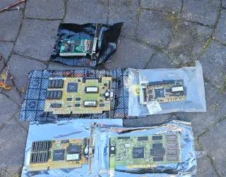 Lote Tarjetas Gráficas SCSI Paralelo PC Vintage