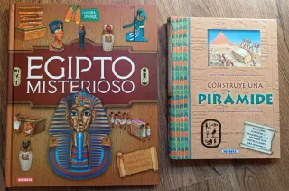 Lote 2 Libros Egipto intantiles