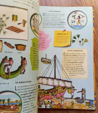 Lote 2 Libros Egipto intantiles