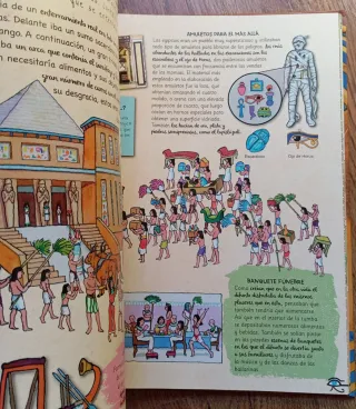 Lote 2 Libros Egipto intantiles