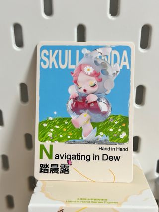 Popmart Skullpanda Hand in hand Navigating in dew