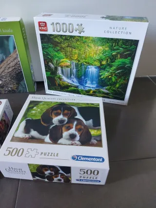 4 Puzzles 500 y 1000 Piezas