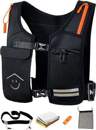 Chaleco Running Unisex Negro