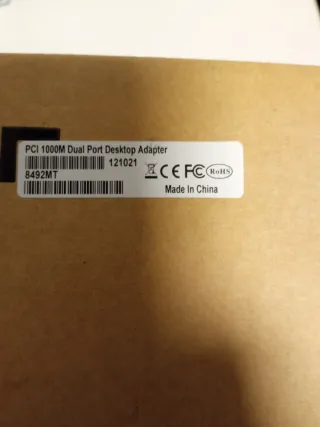 Lote 6 Tarjetas Ethernet PCI Dual Port 1000M