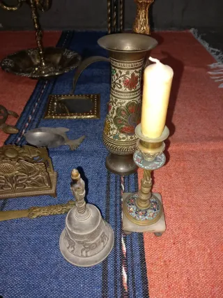 Lote Antigüedades Bronce y laton