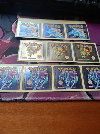 Pegatinas Pokémon Game Boy (Nintendo)