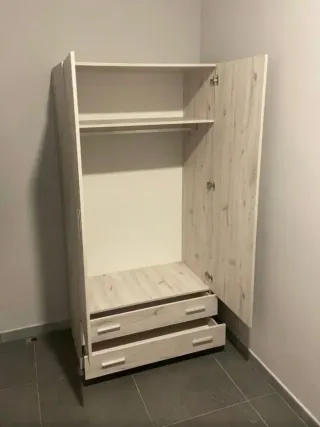 Armarios modular madera claro