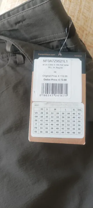 Pantalón The North Face Verde Oliva