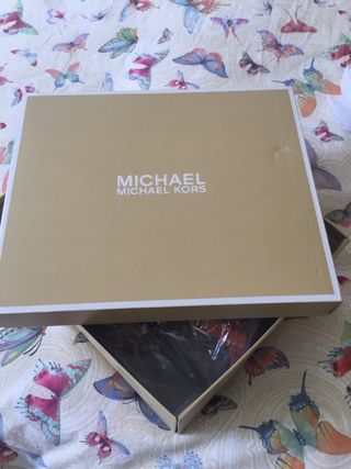 Sandalias Michael Kors Piel Naranja Plataforma