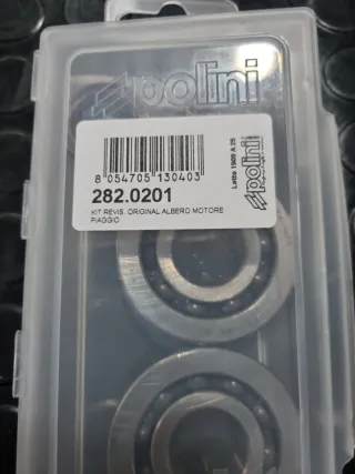 Kit Rodamientos y Retenes Cigueñal Piaggio 50cc 2t