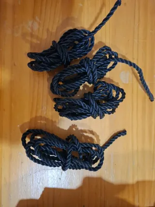 2 Tende a Vela Quadrate Intromas Poliestere Beige