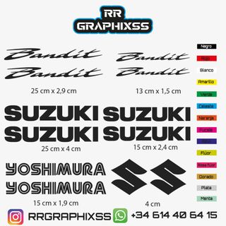 Kit Pegatinas Suzuki Bandit