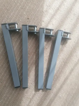 4 Patas Somier Metálicas 35,5cm