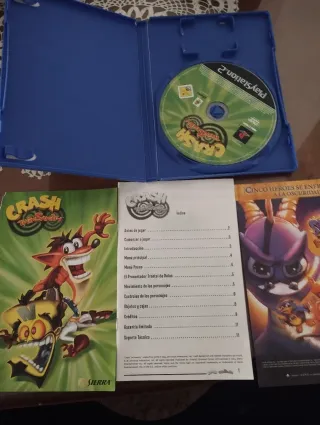 Crash Twinsanity PS2+ Simpsons hit run+Crash nitro