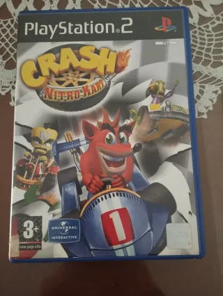 Crash Twinsanity PS2+ Simpsons hit run+Crash nitro