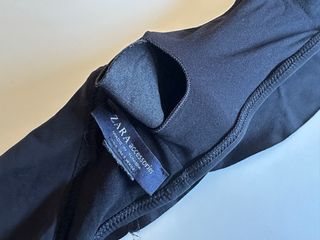 Parte arriba bikini negro bandeau