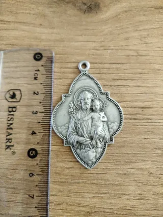 Medalla San José Niño Jesús Plata