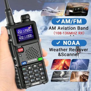 Walkie Talkie BAOFENG UV-5RM 10W Multi Band NOAA