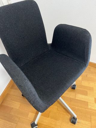 Silla de oficina Pratrick Ikea negra