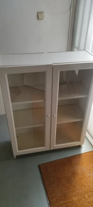 Librería Ikea Billy Cristal y Madera