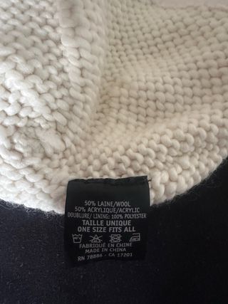 Gorro RS punto trenzas talla única